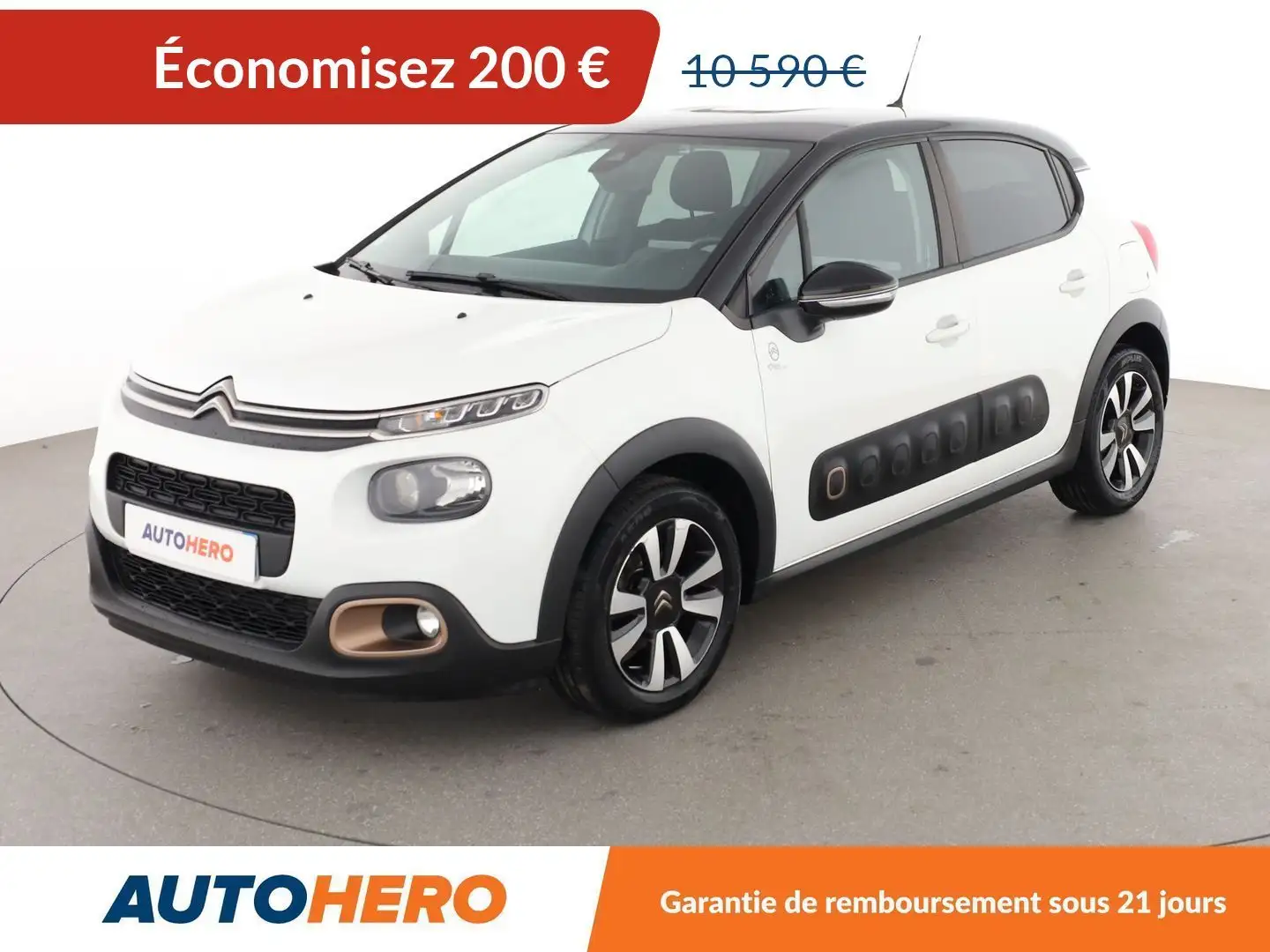 Citroen C3 1.2 PureTech Origins BV6 Blanc - 1