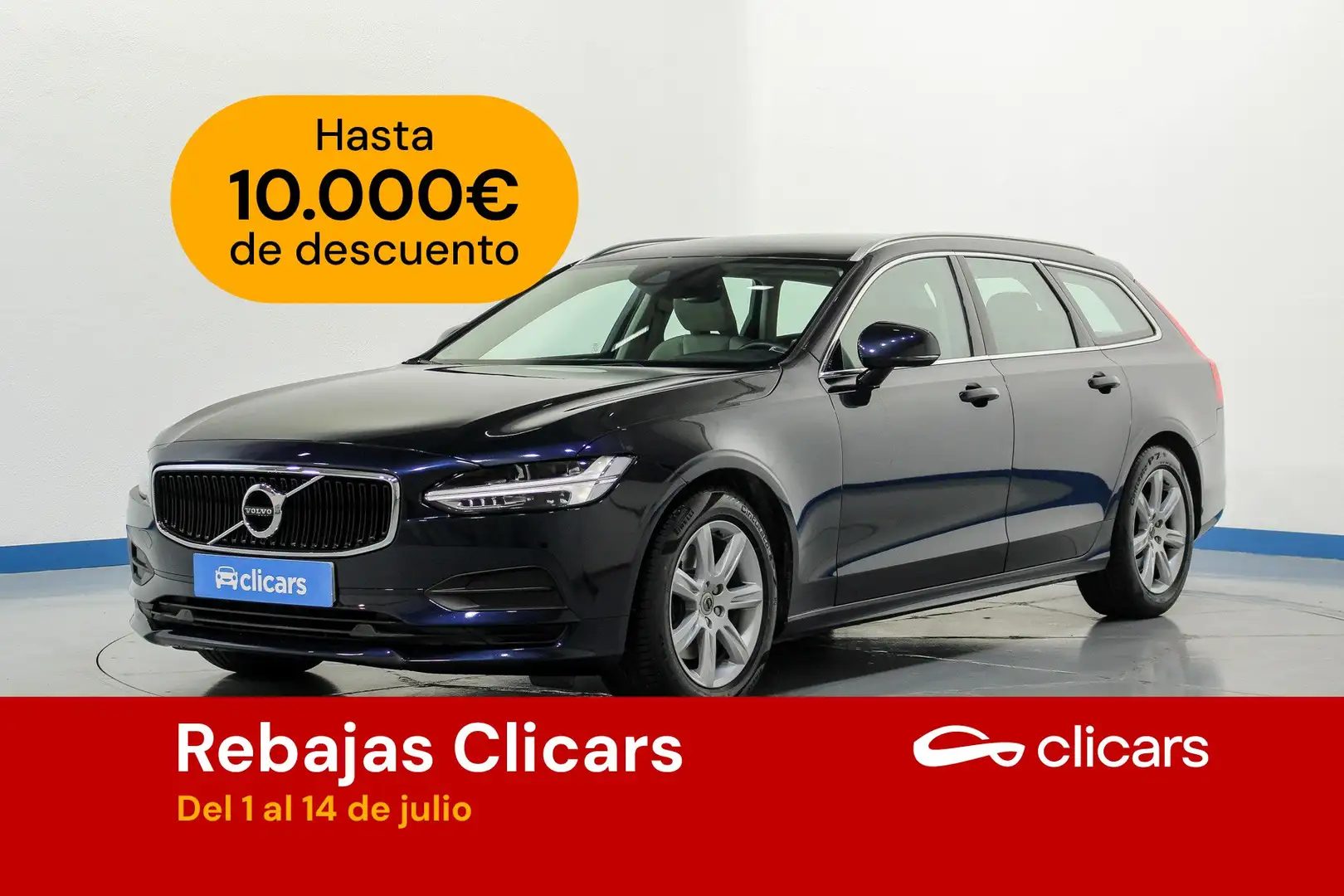 Volvo V90 D4 Momentum Pro Aut. Bleu - 1