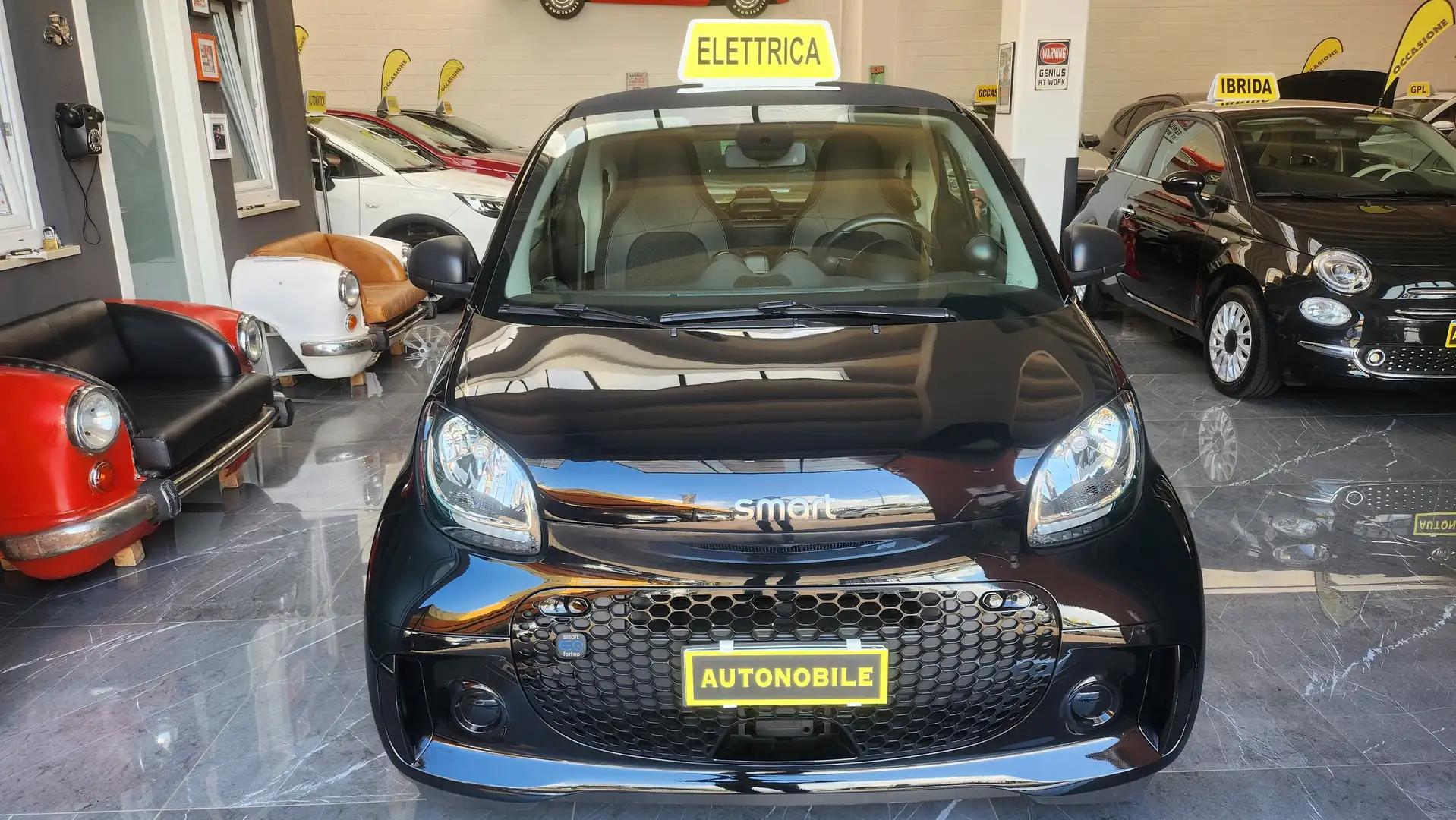 smart forTwo Fortwo III 2020 eq Passion 4,6kW TargaGC078JY Nero - 1