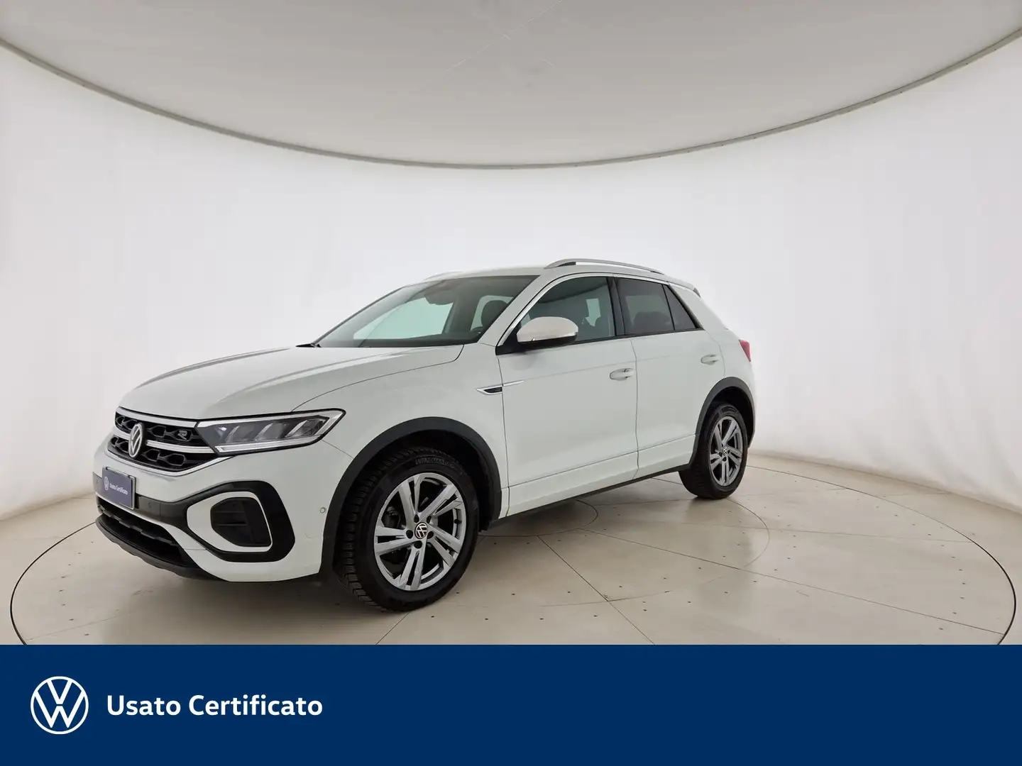 Volkswagen T-Roc 2.0 tdi r-line 115cv Bianco - 1