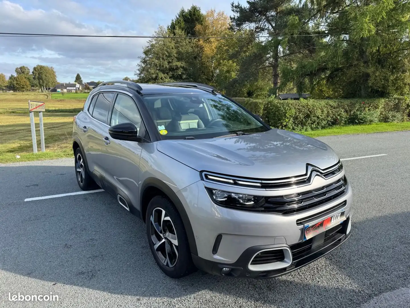 Citroen C5 Aircross hdi 130 shine eat 8 grip control hayon siege elecrique 4 pneus neufs francais suivi complet Gris - 1