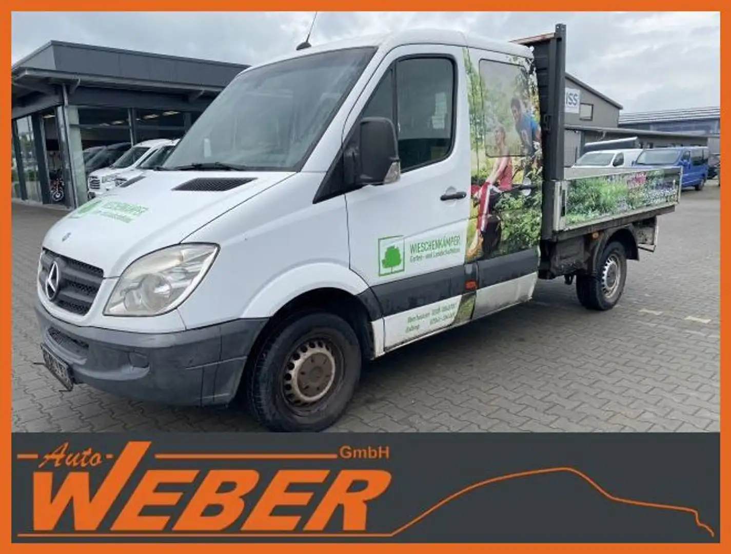 Mercedes-Benz Sprinter II Pritsche DoKa 313 CDI AHK Weiß - 1
