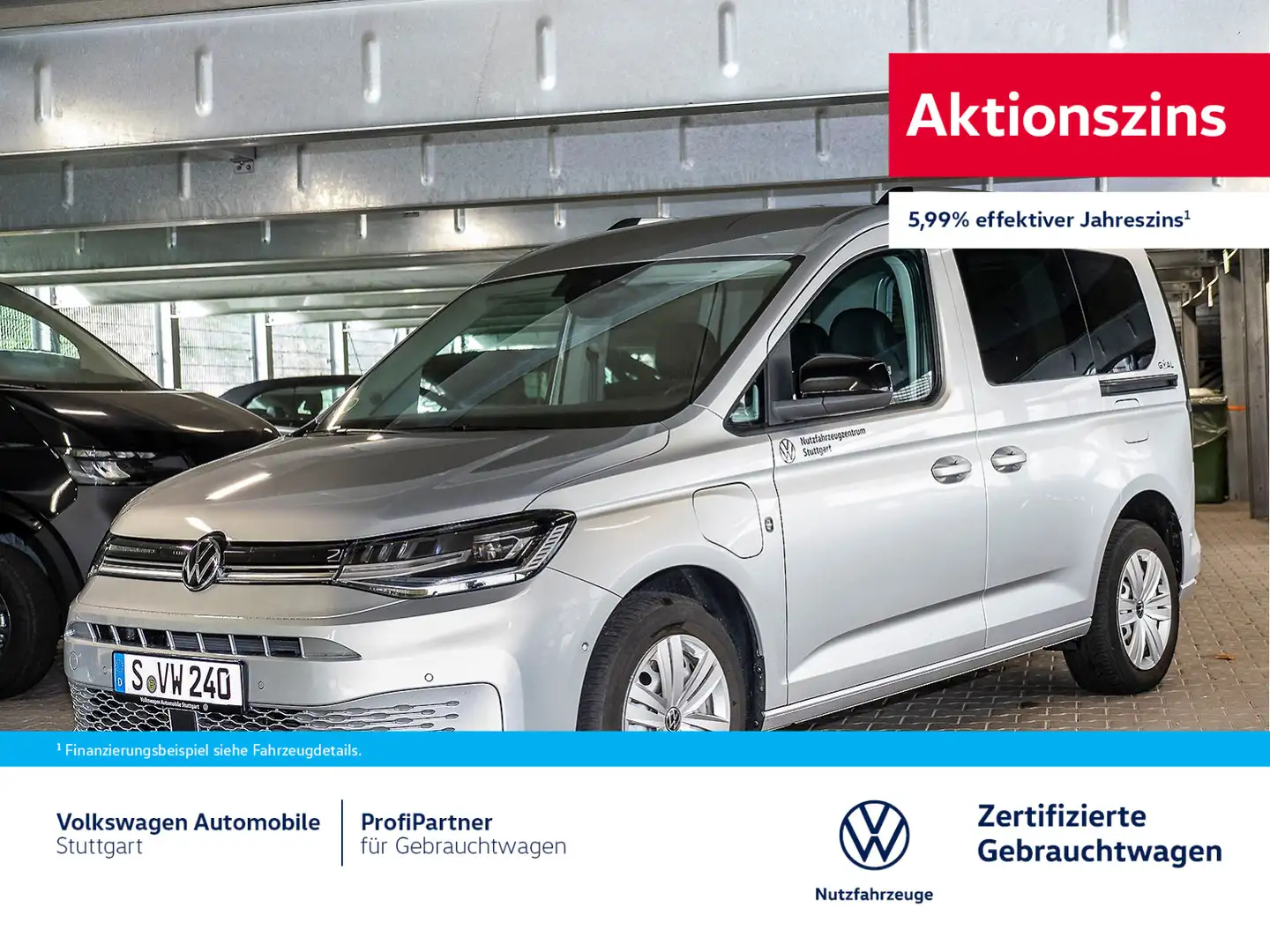 Volkswagen Caddy Life DSG 1,5 l eHybrid Silber - 1