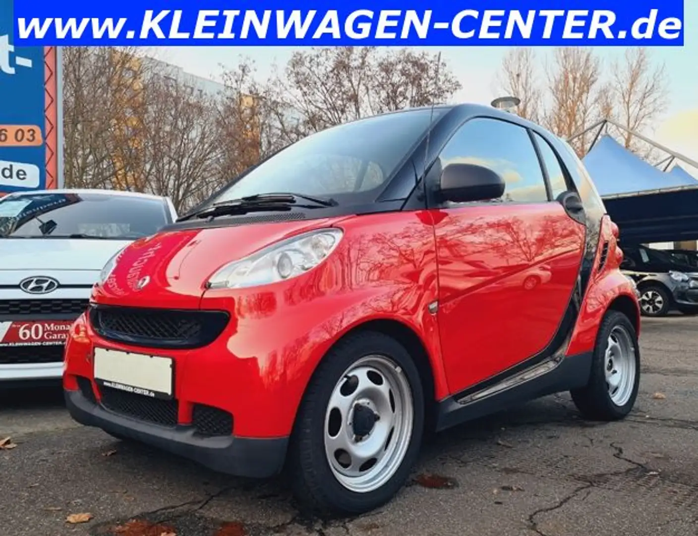 smart forTwo coupe 1.0 mhd pure Autom/Standh/SH/Allw. Rouge - 1