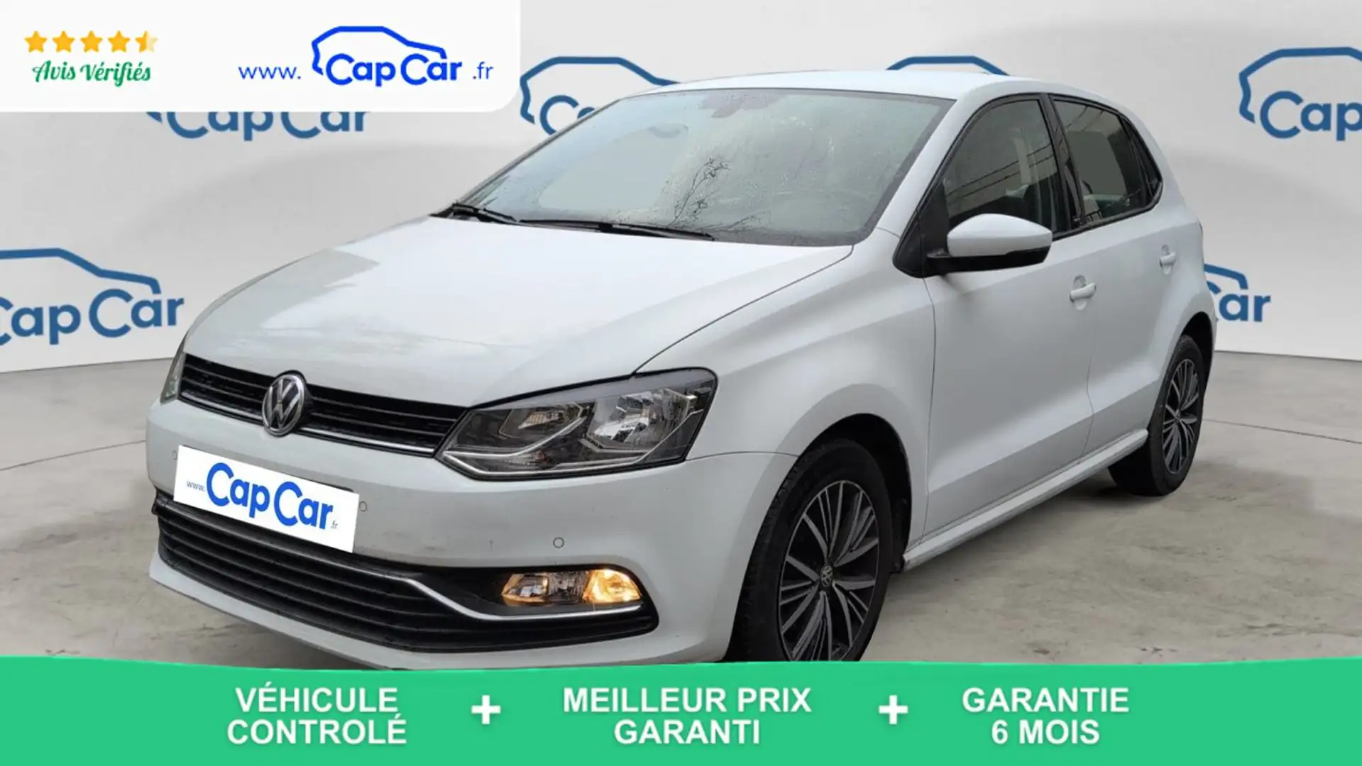 Volkswagen Polo V 1 60 Match Blanc - 1