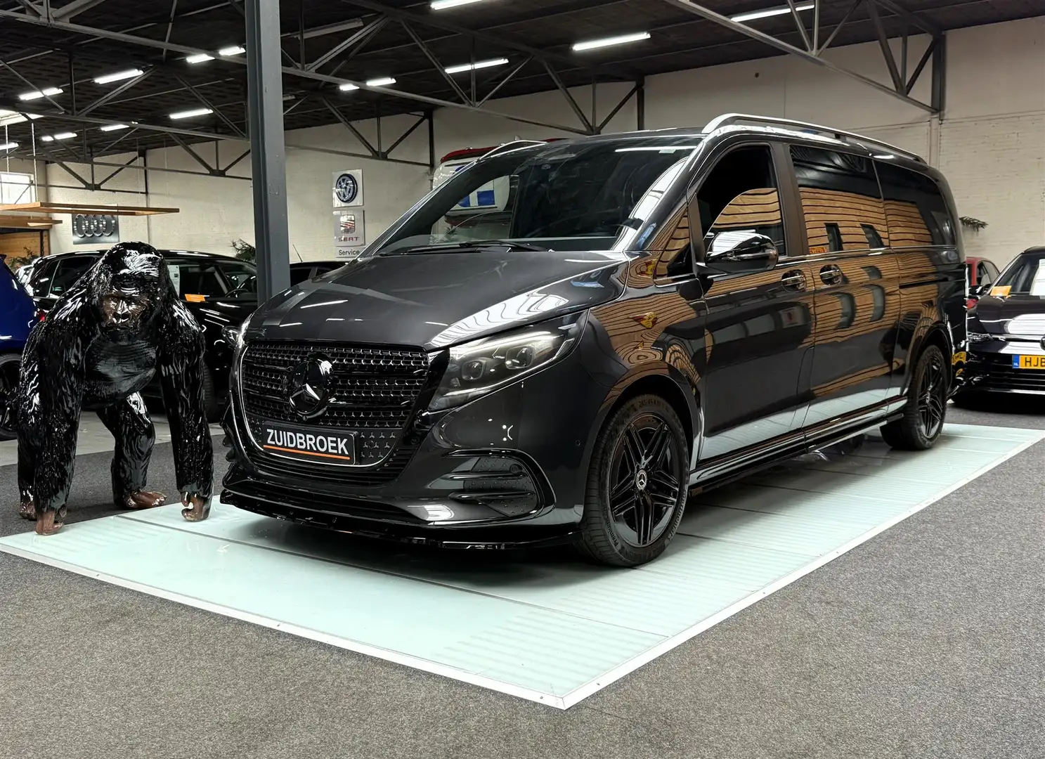 Mercedes-Benz V Mercedes-Bens V300d XXL DC AMG Avantgarde Leer tre Gris - 1