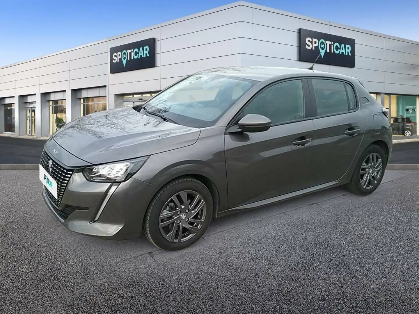 Peugeot 208 1.2 Puretech S&S Active Pack 100 Gris - 1