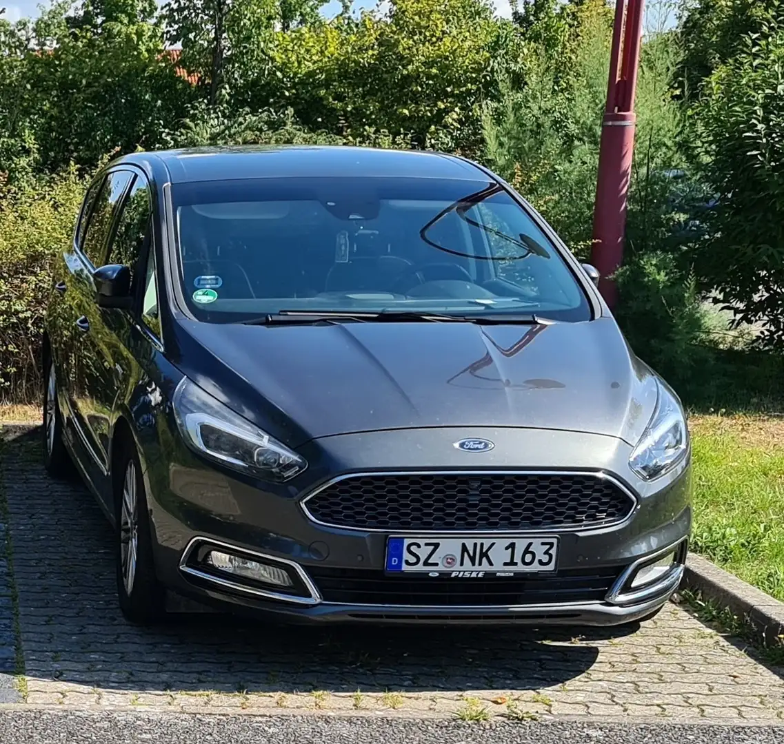 Ford S-Max 2.0 EcoBlue Vignale 4x4 AHK Insp. TÜV Neu Garantie Gris - 1