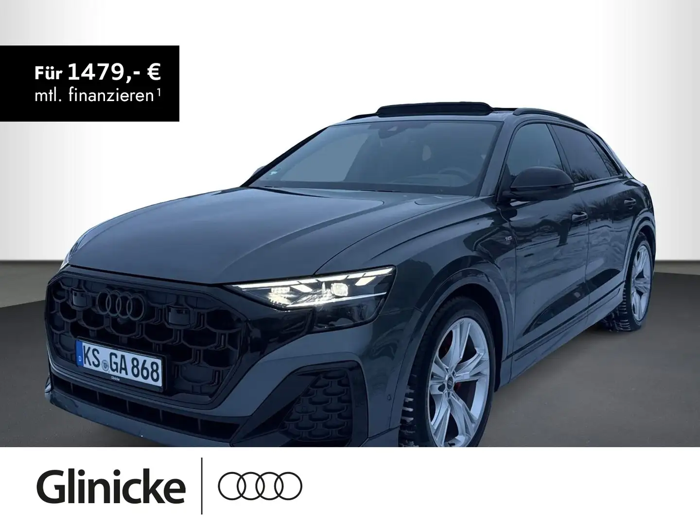 Audi Q8 s-line 3.0 TDI quattro HEAD-UP, PANO, MASSAGE Grau - 1