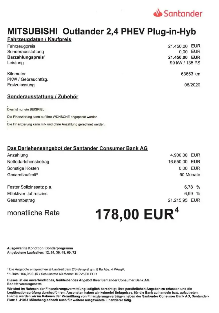 Mitsubishi Outlander Outlander 4WD Plug-in Hybrid AUT/AHK/Kamera Braun - 2