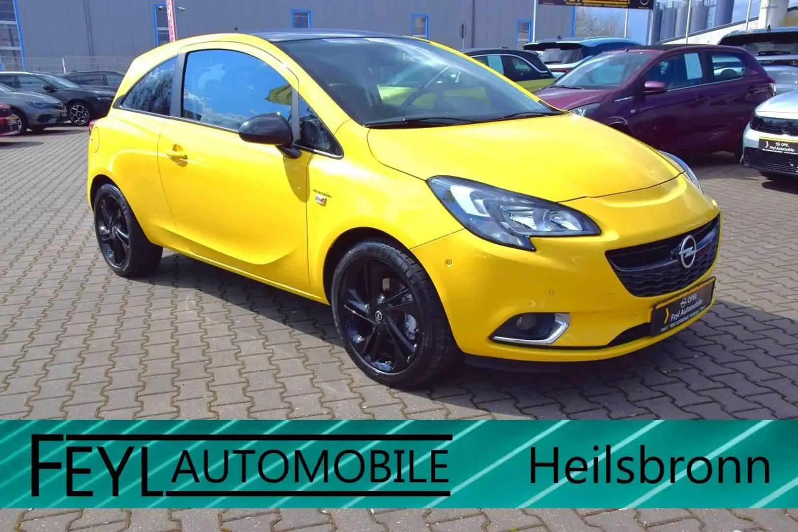 Opel Corsa E 1.4 Turbo "Color Edition" 3-trg. Geel - 1