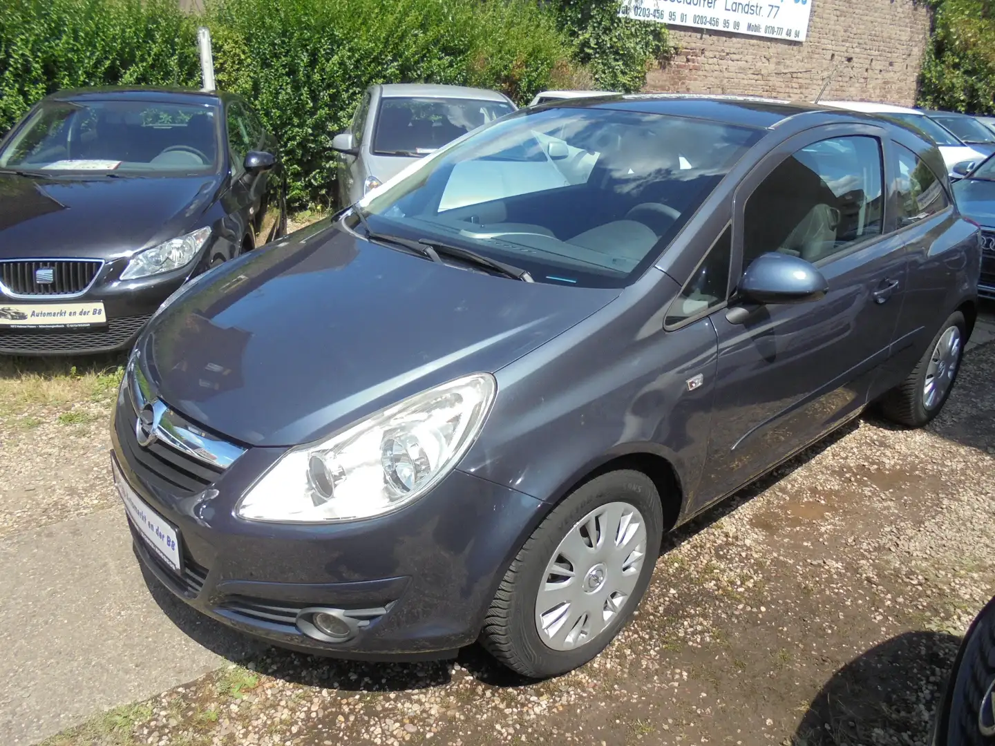 Opel Corsa 1.0 12V Edition Klima,Tempomat,1-Hand!!! Grau - 2