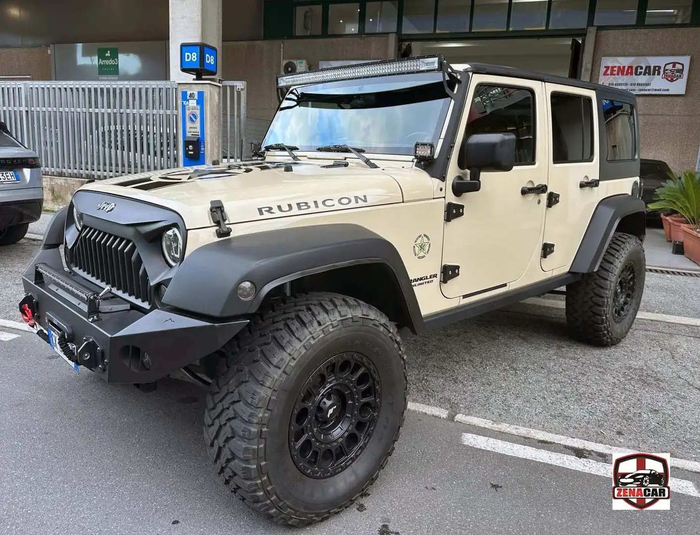 Jeep Wrangler Unlimited 2.8 crd Rubicon auto Beżowy - 1