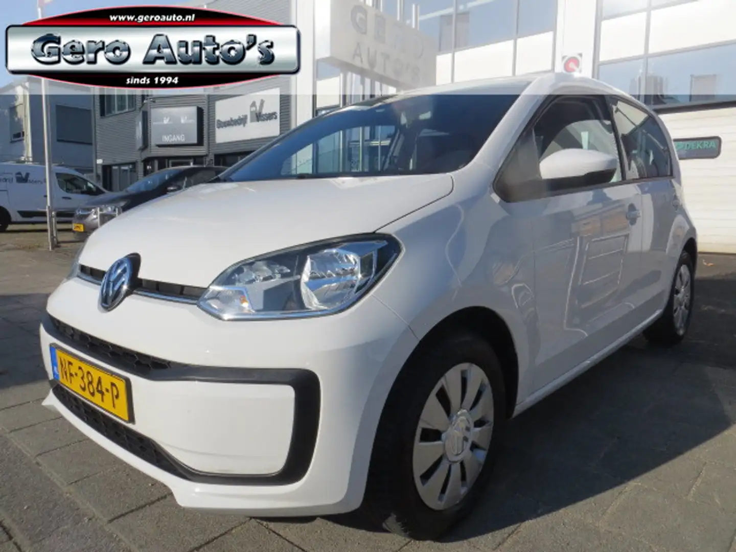 Volkswagen up! 1.0 BMT move up! 5drs nl-auto ,airco ,elec pakket Blanc - 1