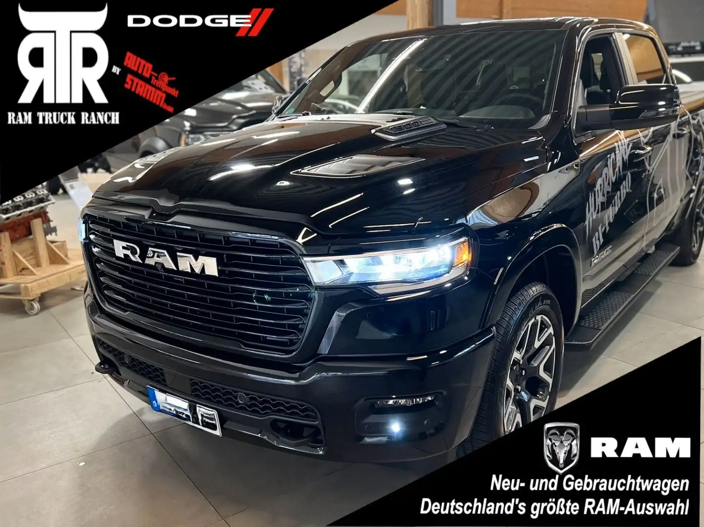 Dodge RAM 1500 Laramie Sport 3.0L Hurricane 4x4 MY25 Black - 1