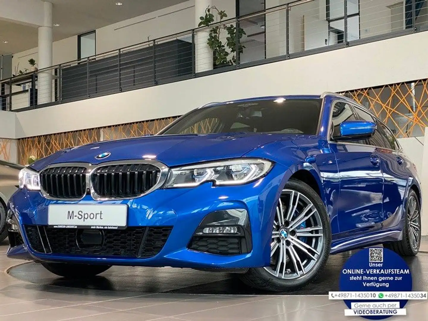 BMW 330 i M-Sport Laser SView HUD Memory H&K AHK ACC Blau - 1
