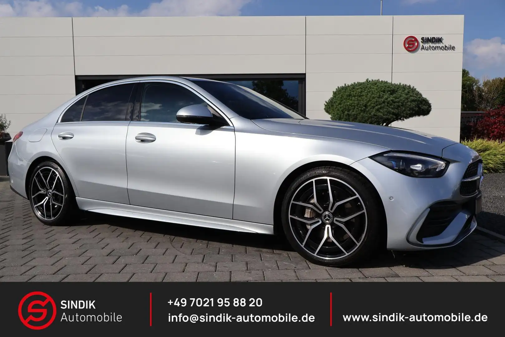 Mercedes-Benz C 220 d  Limo AMG 2x-Digital.Light-Kamera-MBUX Silber - 1