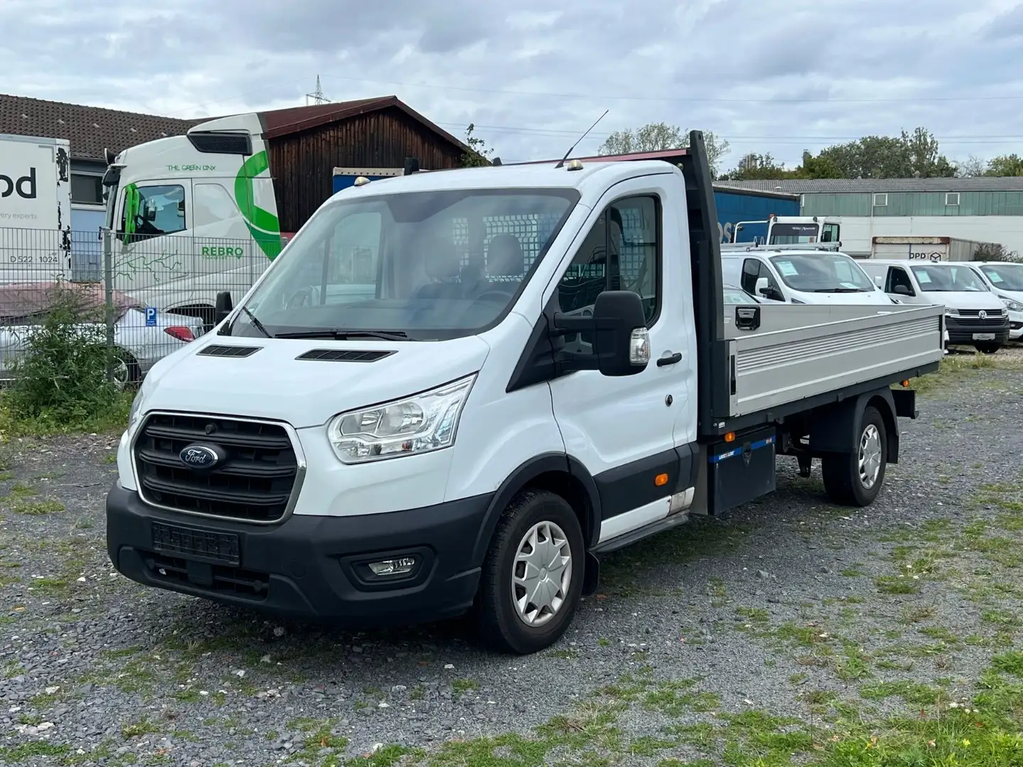 Ford Transit Pritsche 350 L3  ALLRAD/TEMP/SHZ/AHK/DAB Blanc - 2