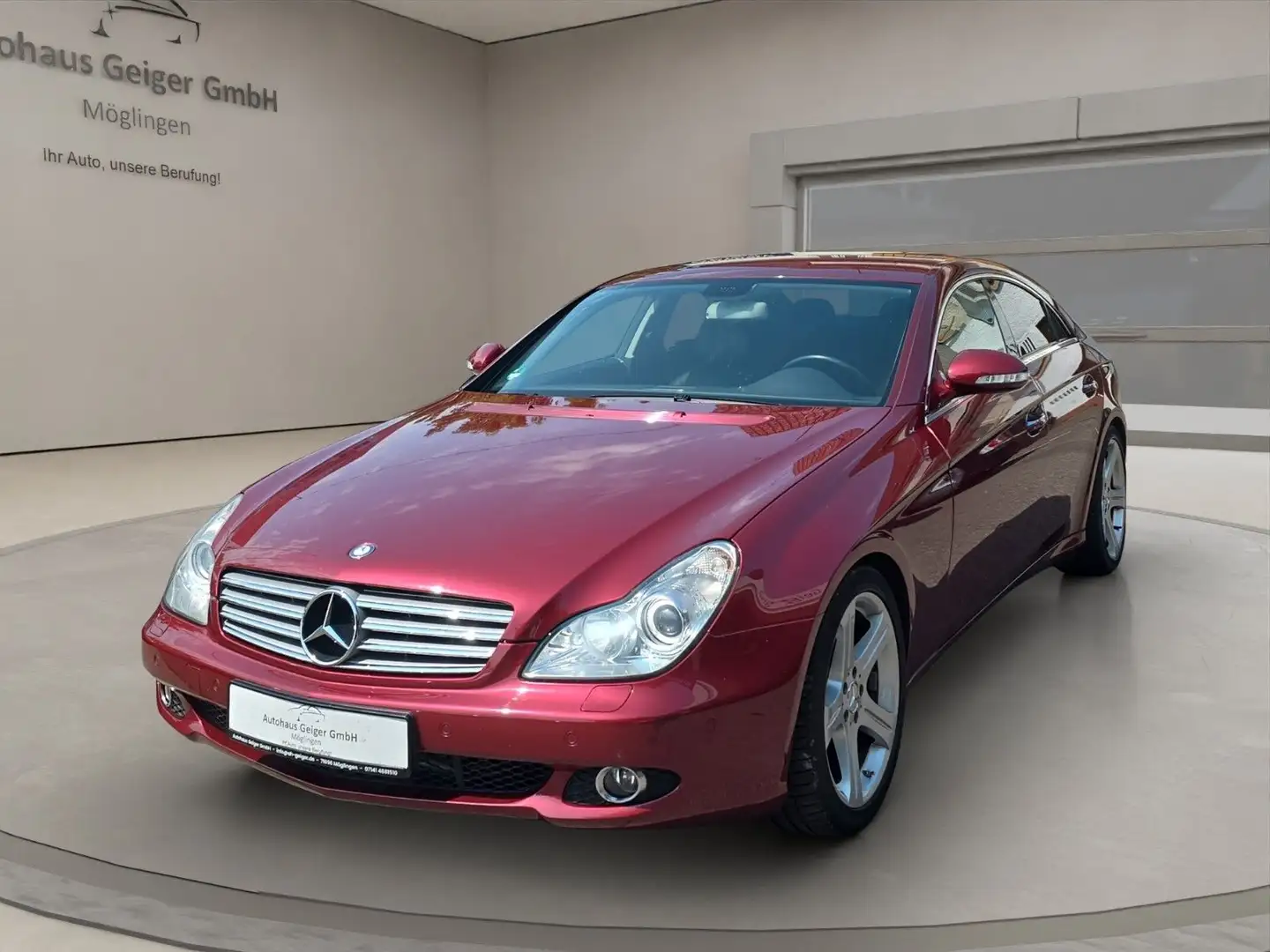 Mercedes-Benz CLS 350 Automatik*138TSD km*8-Fach*Volllederschw Červená - 1