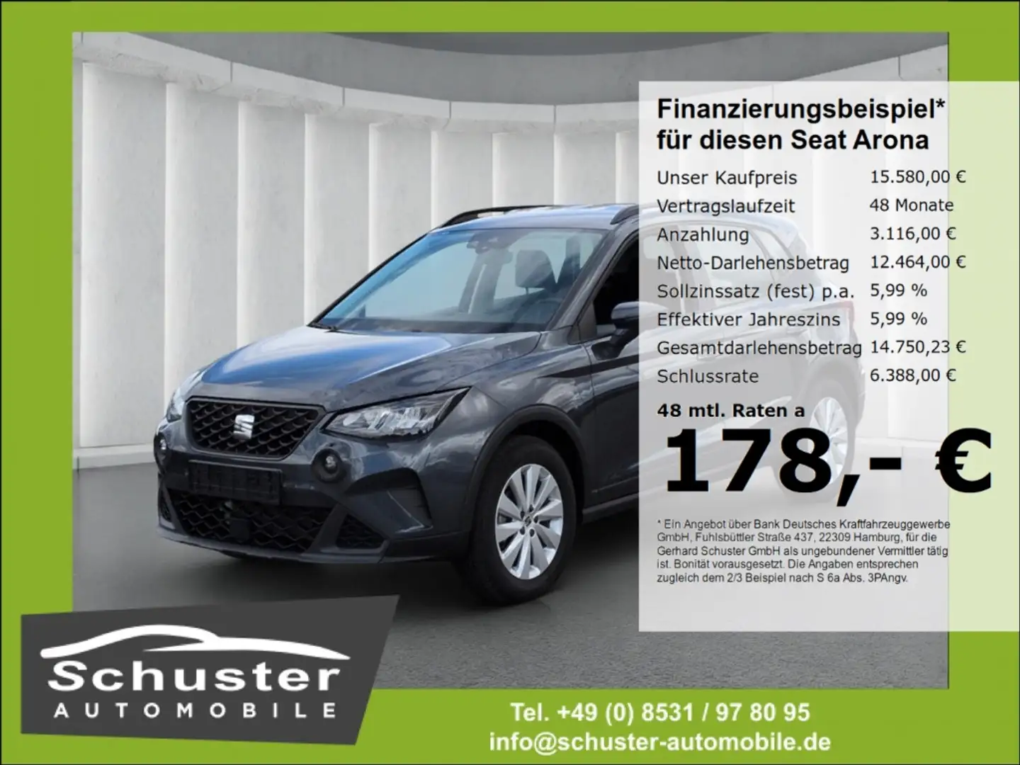 SEAT Arona Style 1.0TSI*LED digCockp Tempo Full-Link Grau - 1