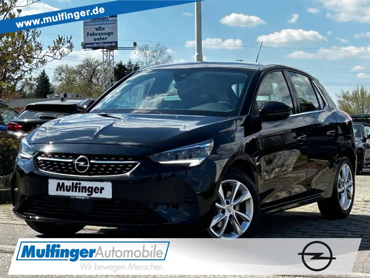 Opel Corsa 1.2 Aut.Elegance LED Klima Sitzheizung PDC Schwarz - 1