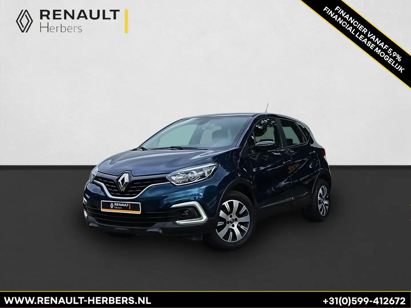 Renault Captur 0.9 TCe Zen ECC / NAVI / PDC / STOELVERW Blauw - 1