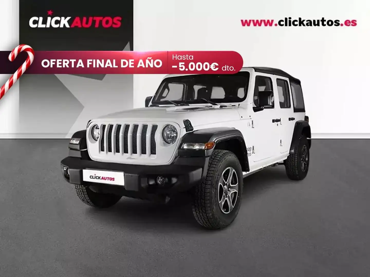 Jeep Wrangler 2.2 CRD 200CV Sport 8TX ED6 Blanc - 1