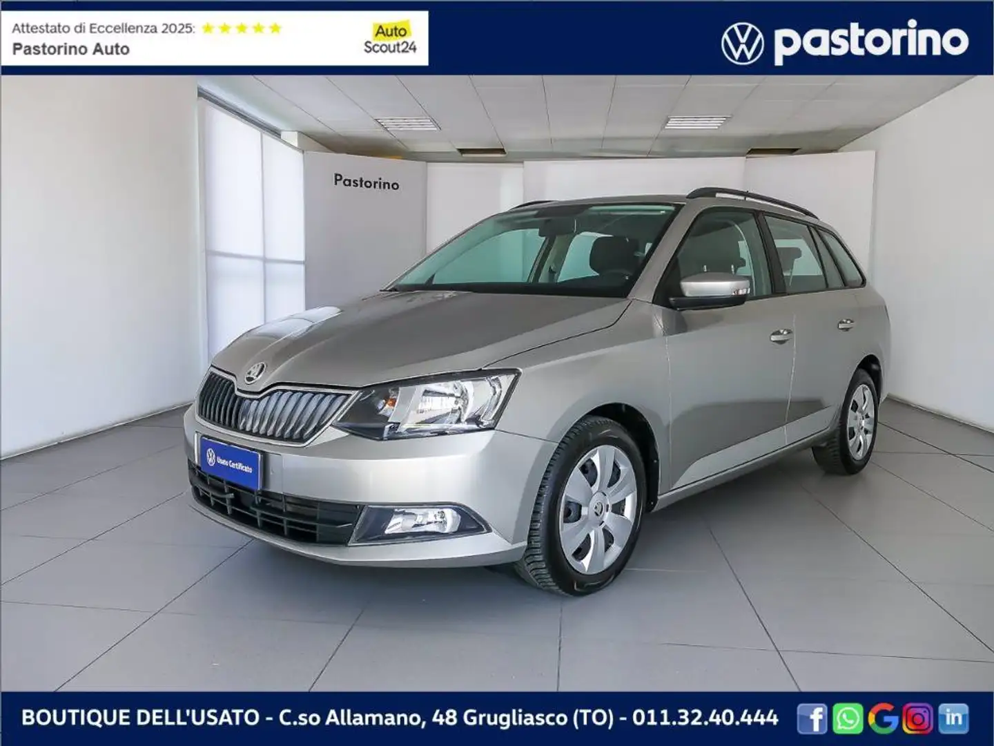 Skoda Fabia WAGON 1.4 AMBITION 90CV Grigio - 1