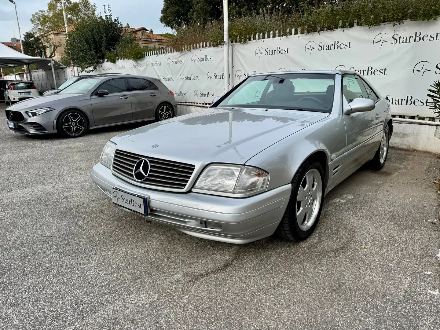 Mercedes-Benz SL 320 SL 320 V6 Elegance *KM 70.000..!!!!!!!*CERTIFICATI Stříbrná - 1