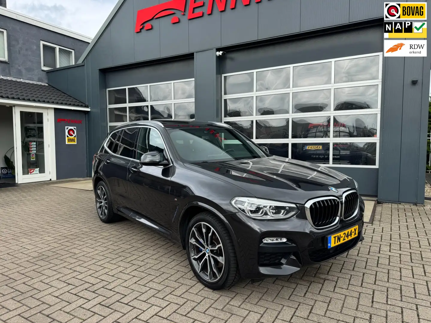 BMW X3 XDrive20i High Executive M-Sport / Pano / Head-up Gris - 1