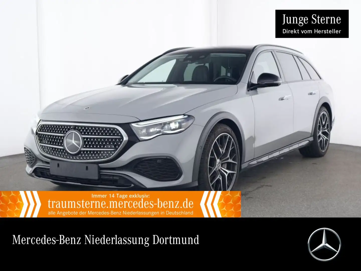 Mercedes-Benz E 300 de T 4M Hybrid Avantgarde Fahrass 360° Pano Grijs - 1