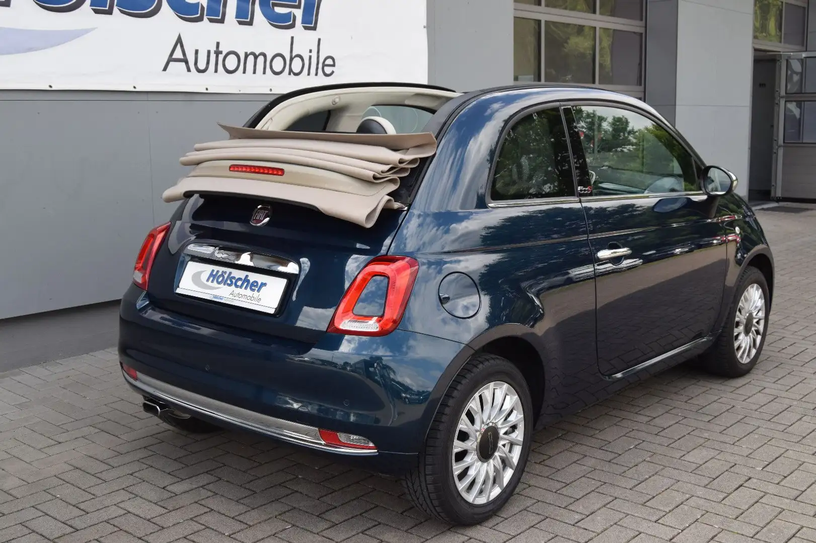 Fiat 500C Navi,Parks,LM,Allwetter,Klimaautom,,,,, Blau - 2