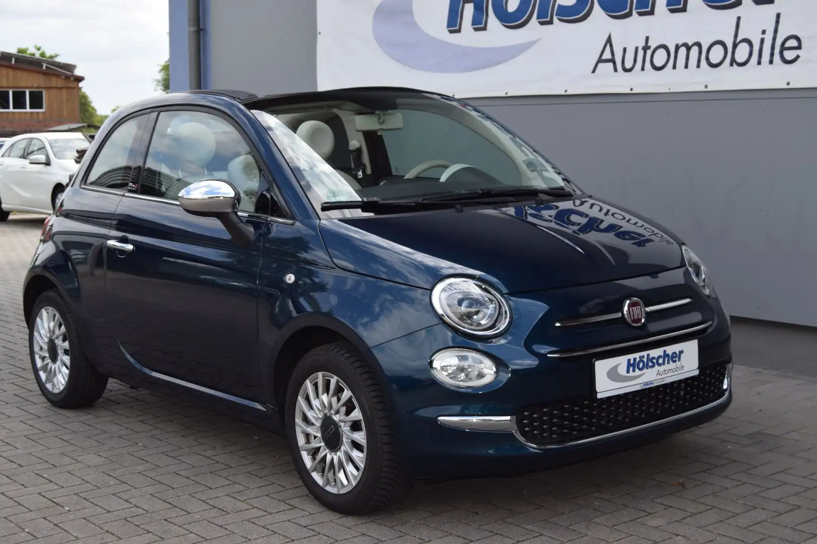Fiat 500C Navi,Parks,LM,Allwetter,Klimaautom,,,,, Blau - 1