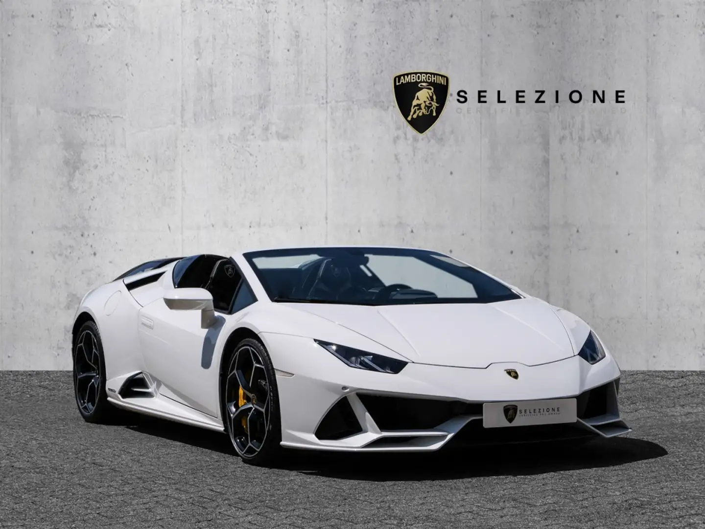 Lamborghini Huracán EVO Spyder Bianco Monocerus, Sensonum Weiß - 1