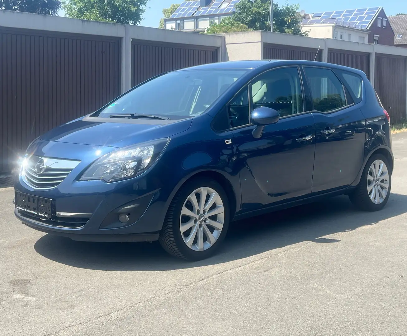 Opel Meriva Innovation 1.4 1.HAND SCHECKHEFT ALLWETTER 8FACH Azul - 1