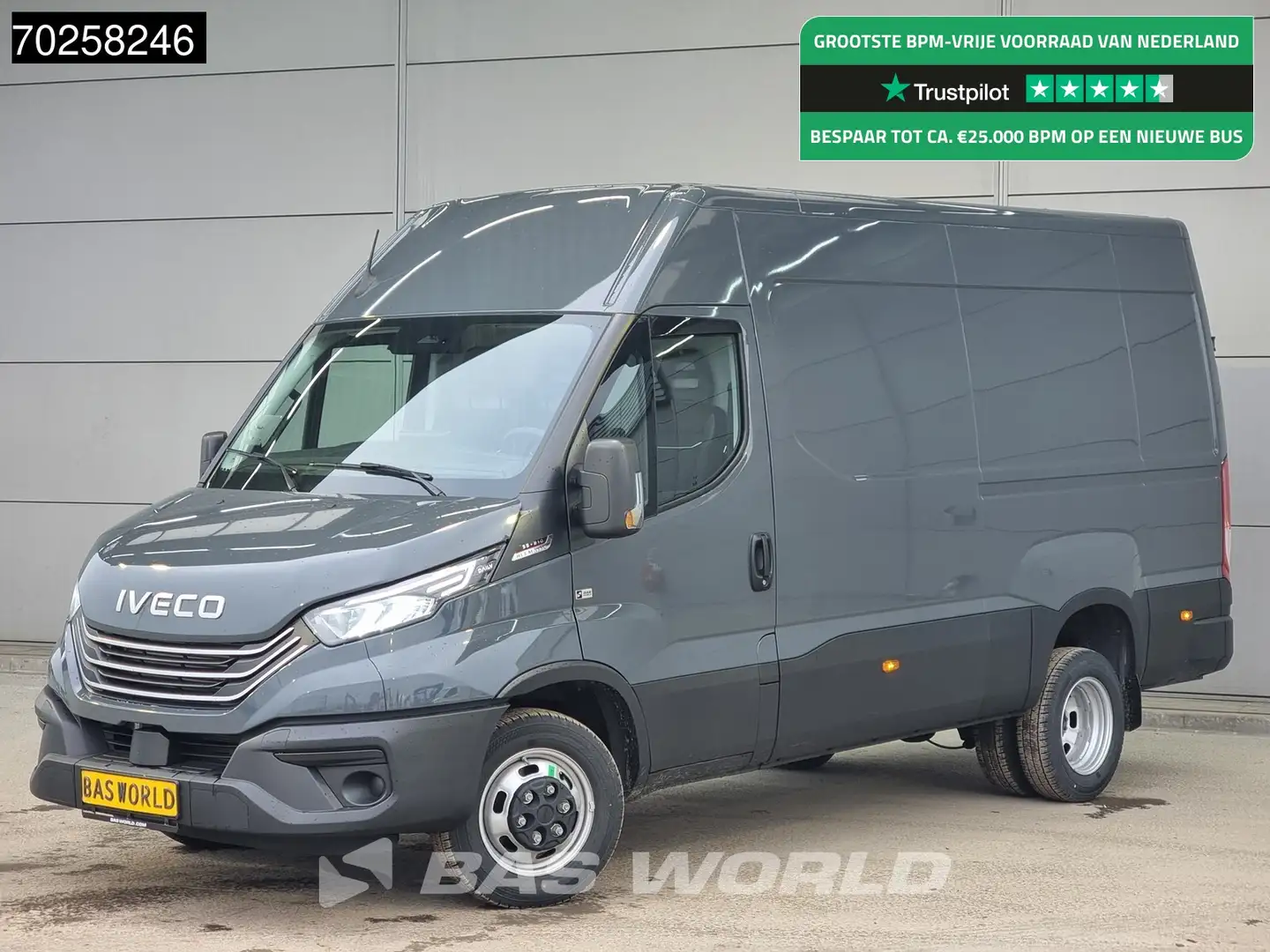 Iveco Daily 35C21 3.0L Automaat 2025model Dubbellucht L2H2 ACC Grau - 1