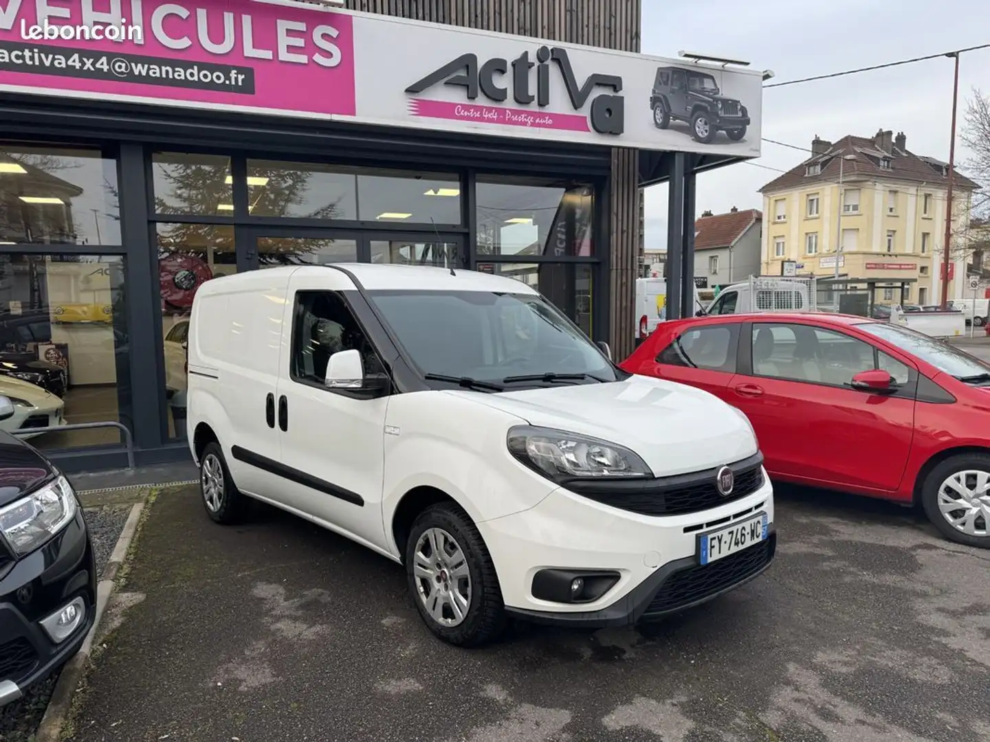 Fiat Doblo 1,6L 105 Ch 3 Places (TVA Récupérable) Blanc - 1