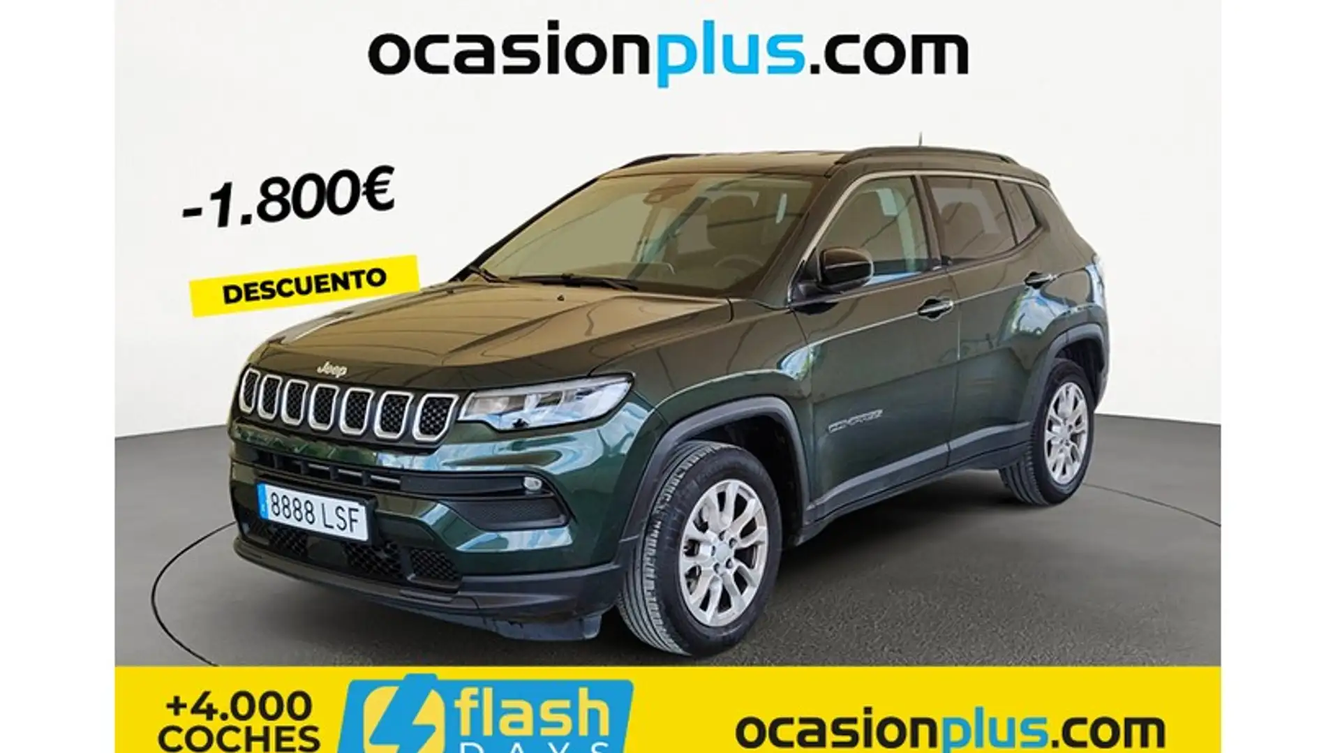 Jeep Compass 1.3 Gse T4 Limited 4x2 130 Verde - 1