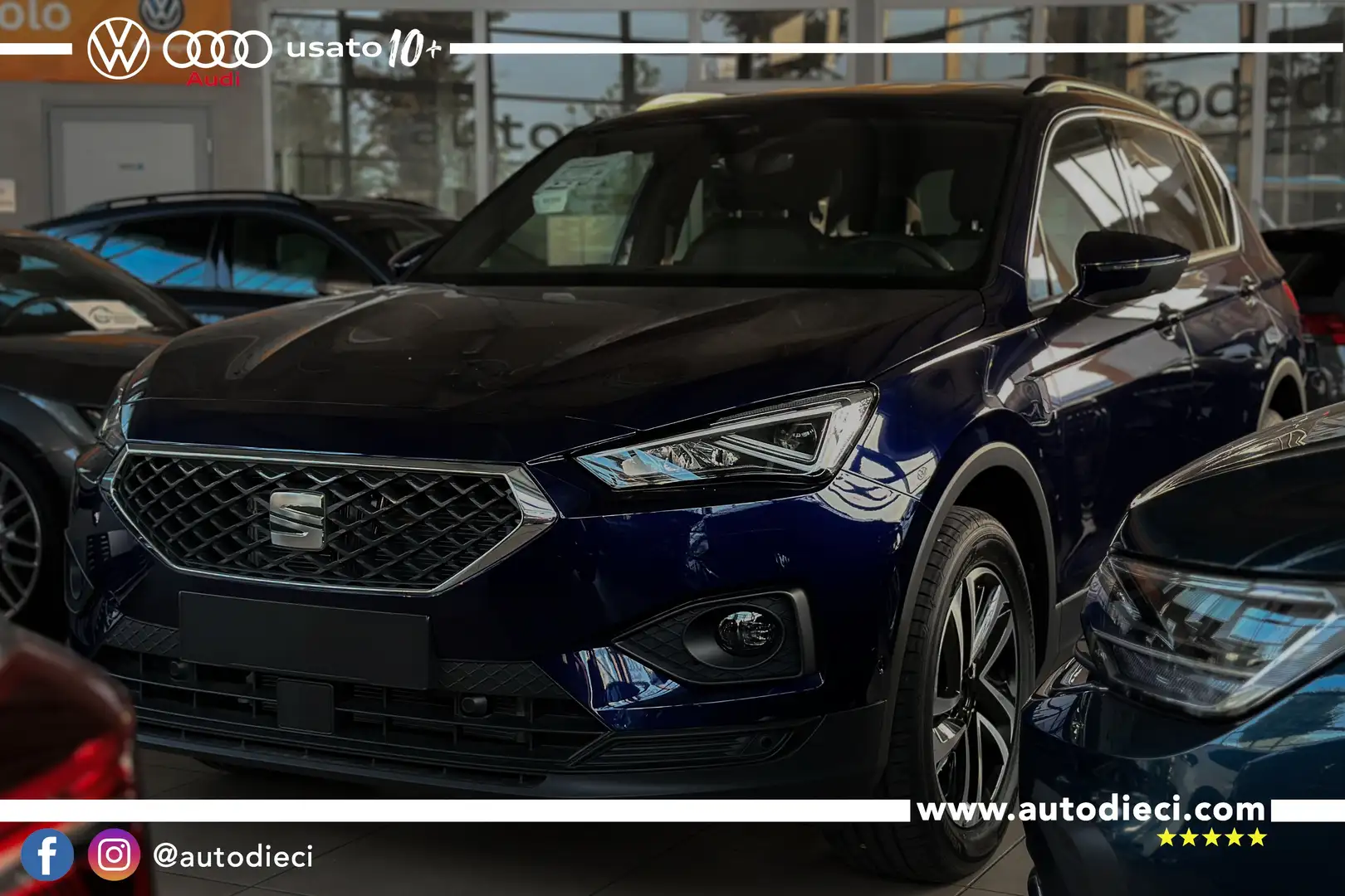 SEAT Tarraco 1.5 tsi Business 150cv dsg KM0 Blauw - 1