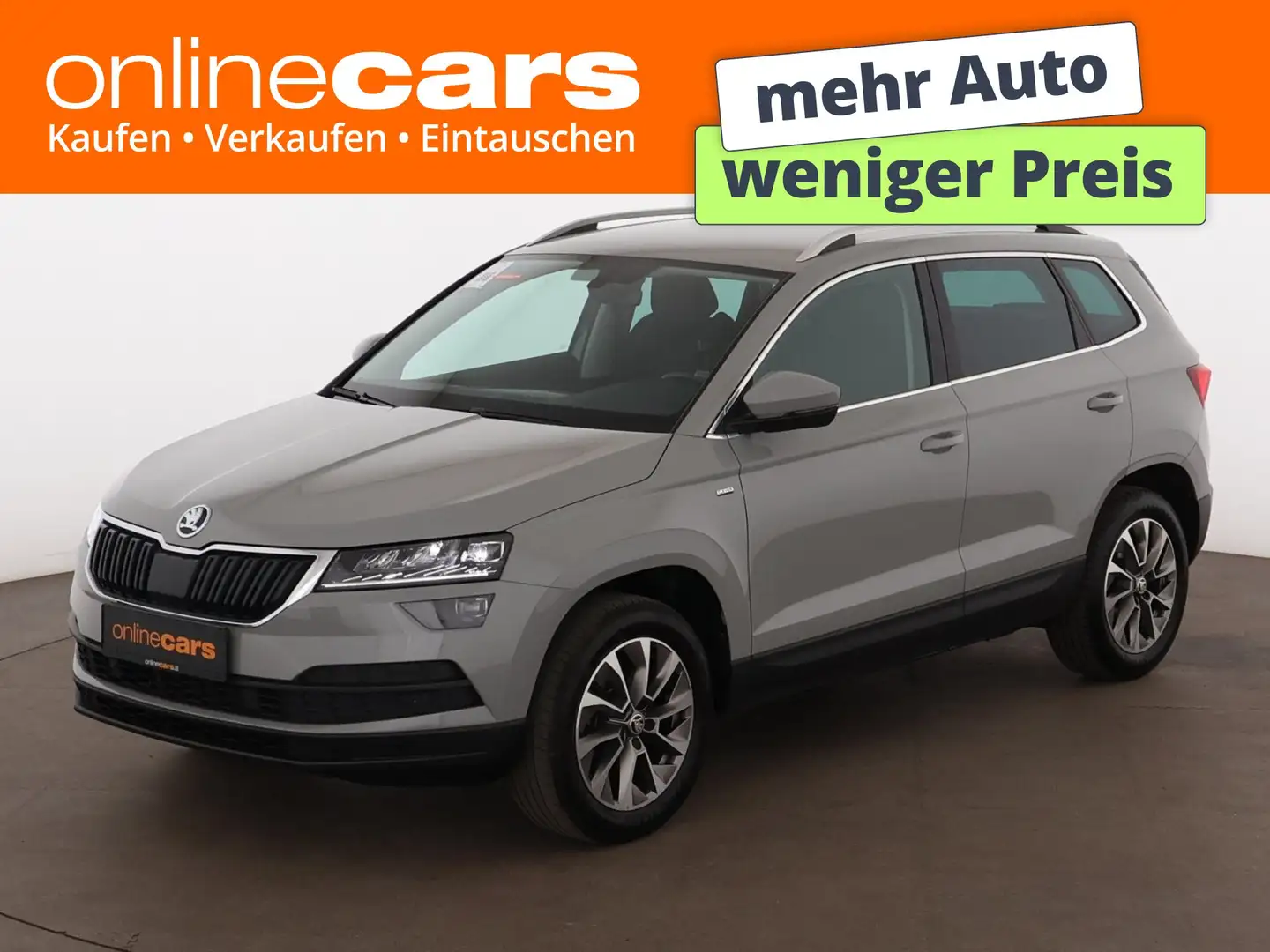 Skoda Karoq 2.0 TDI 4x4 Clever Aut LED AHK RADAR PDC Grau - 1
