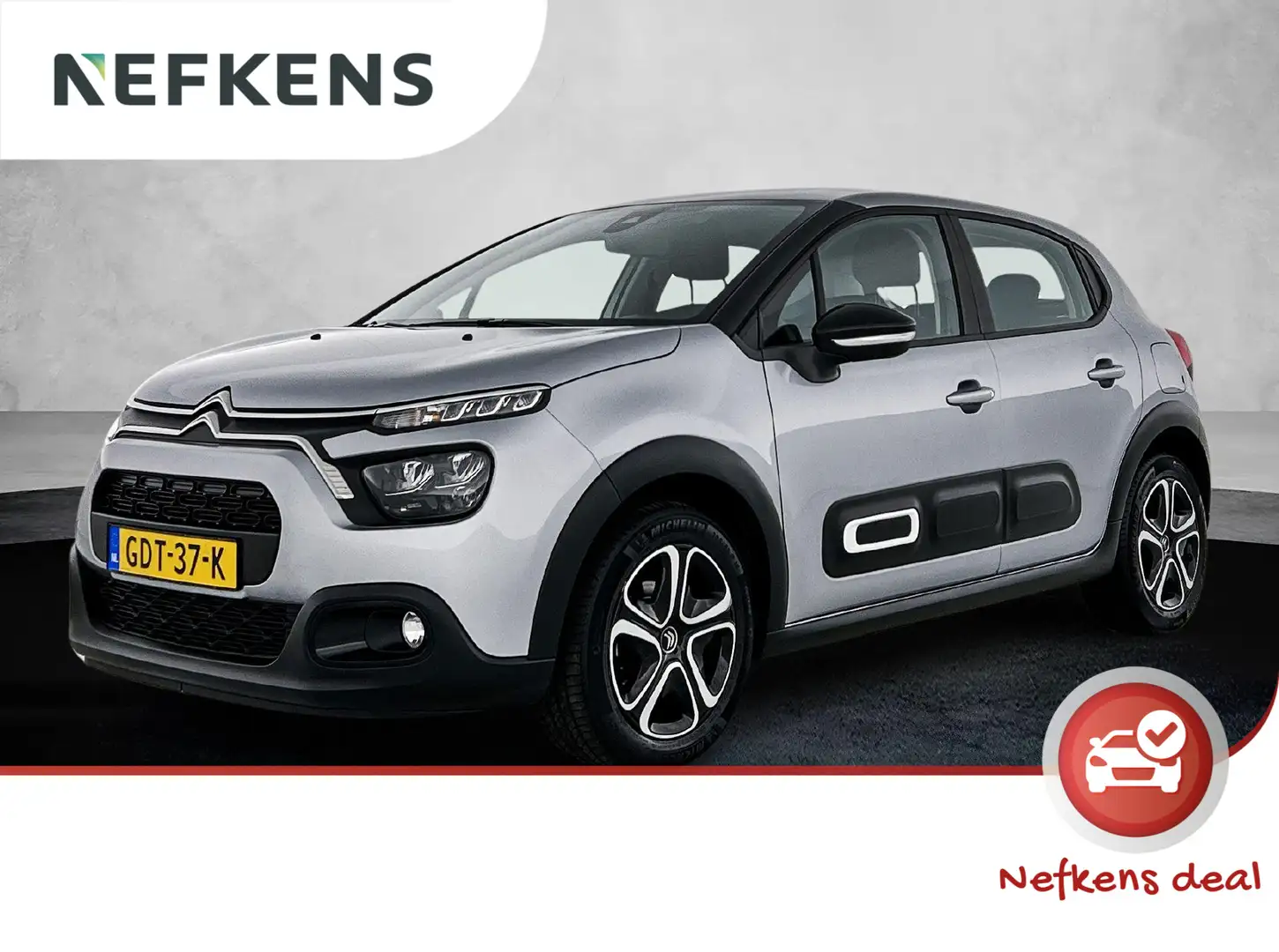 Citroen C3 1.2 Plus 83pk | Climate Control | Navigatie | Crui Gris - 1