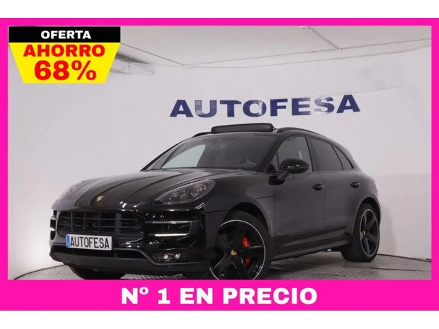 Porsche Macan Turbo Aut. Negro - 1