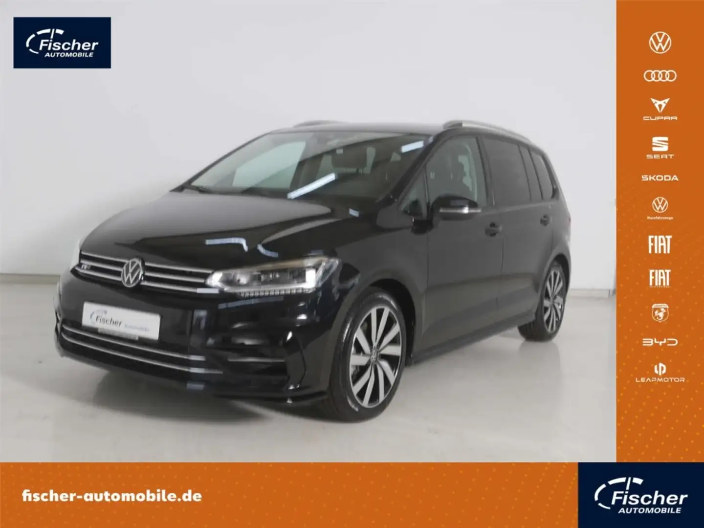 Volkswagen Touran 1.5 TSI R-Line DSG 7-Sitze/LED/NAV/RFK/SH Schwarz - 1