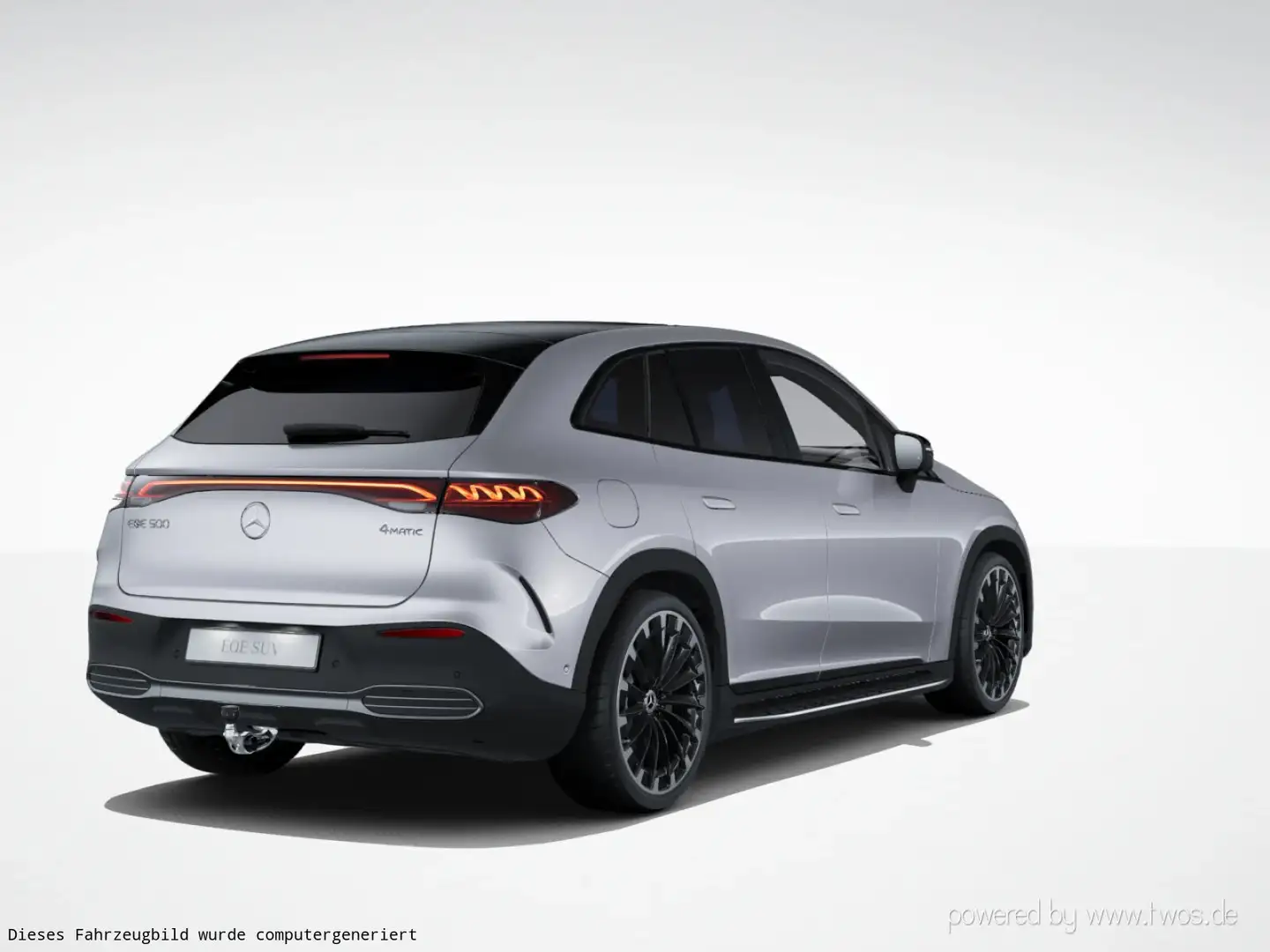 Mercedes-Benz EQE SUV EQE 500 4M SUV *AMG*NIGHT*AHK*HA-LENK*HUD*PANO* Silber - 2