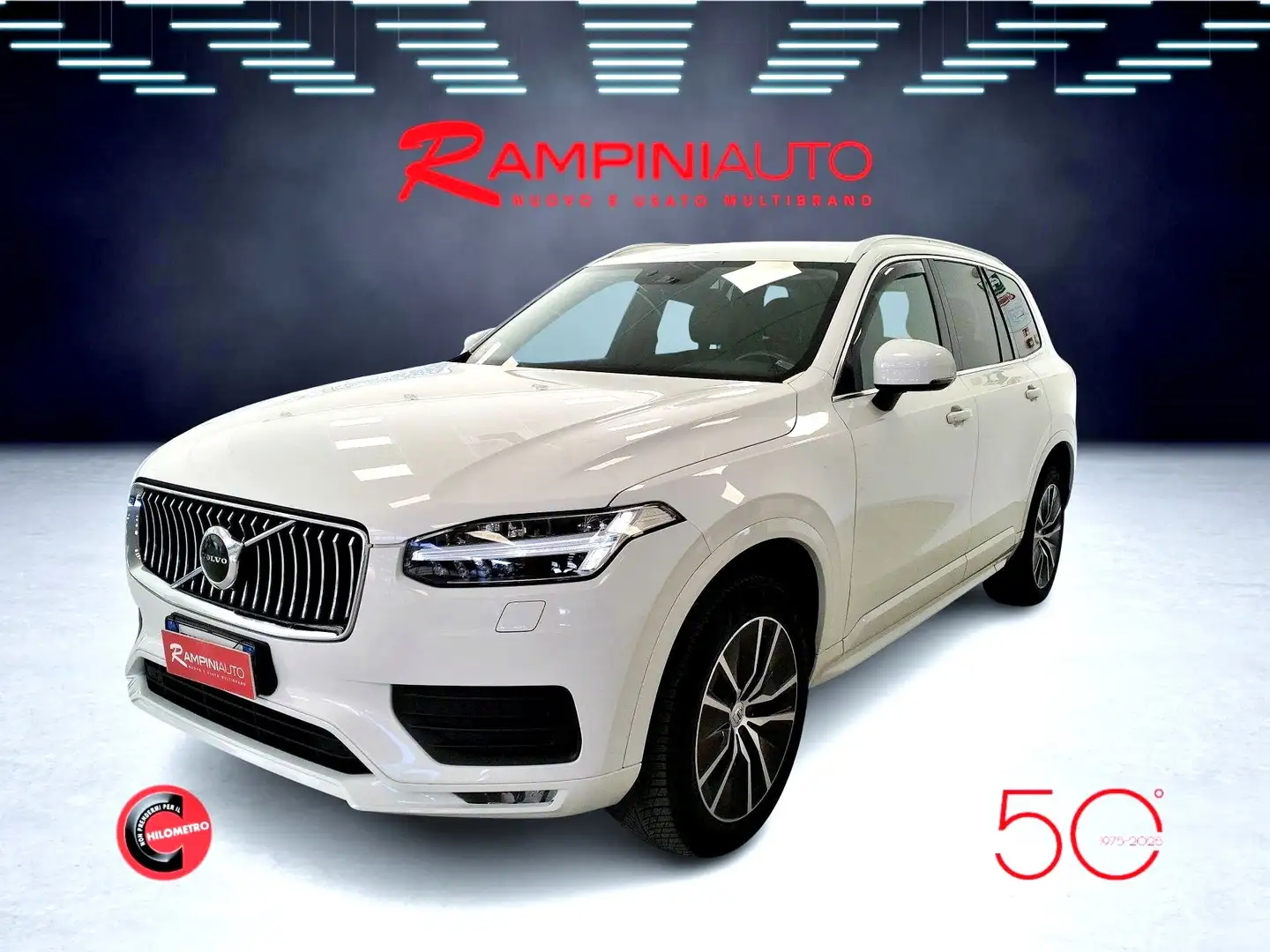 Volvo XC90 Ibrida/Diesel B5 AWD Geartronic 7 posti Iva Espost Bianco - 1