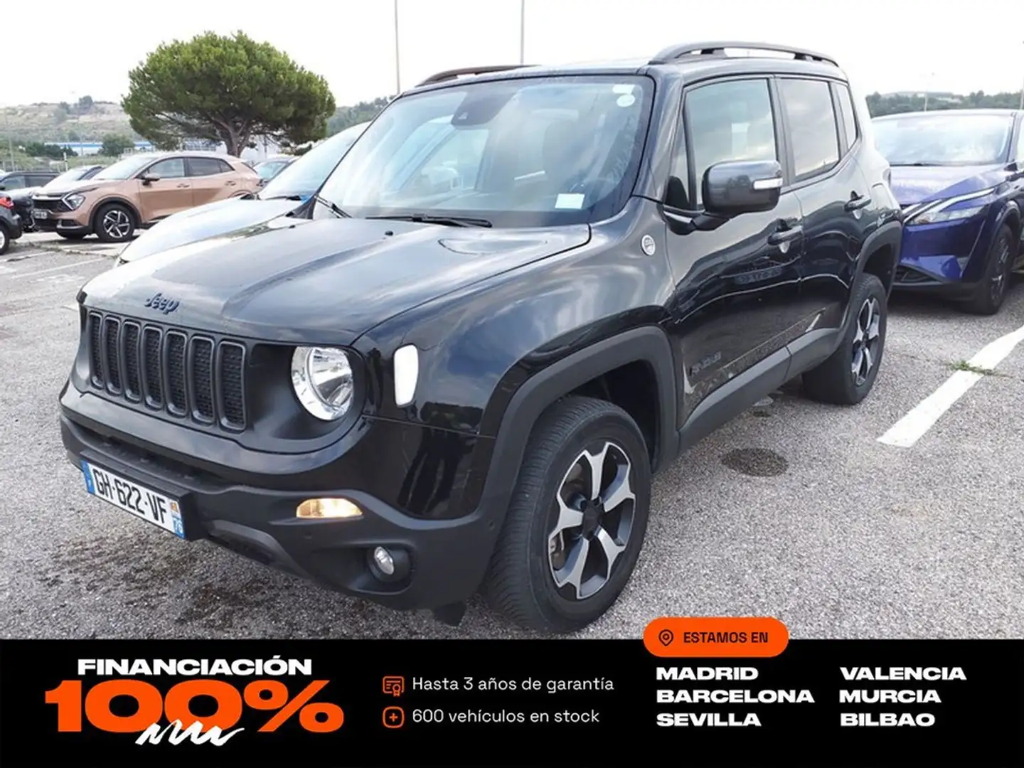 Jeep Renegade Trailhawk 1.3 PHEV 177kW (240CV) AT AWD Negro - 1
