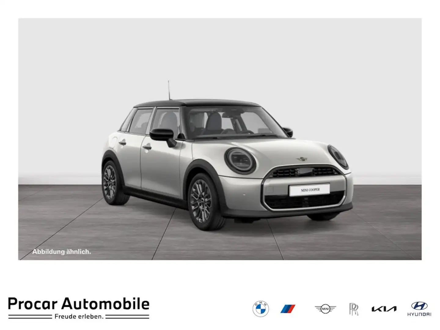 MINI Cooper C 5-Türer HUD RFK NAVI LED PDC V+H DAB Silber - 1