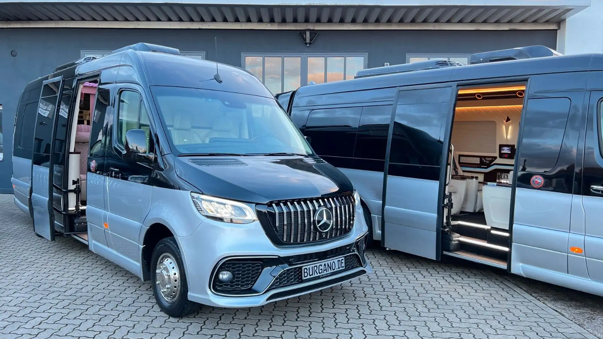 Mercedes-Benz Sprinter 519 FIRST CLASS Edi. BURGANO LUXURY VIP VAN Zwart - 2