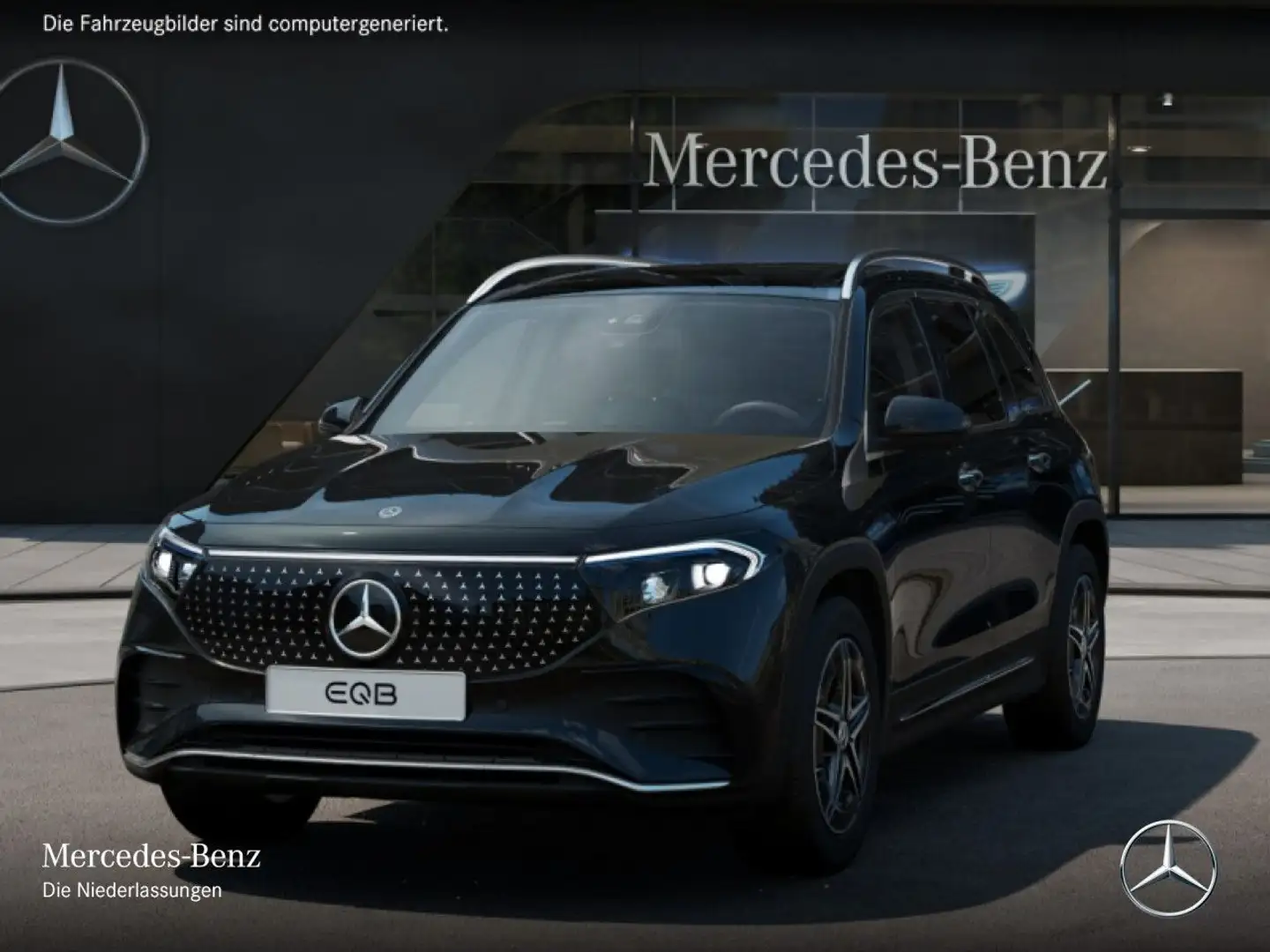 Mercedes-Benz EQB 250 AMG+PLUS-PAKET+PANO+KAMERA+KEYLESS+SPUR Noir - 2