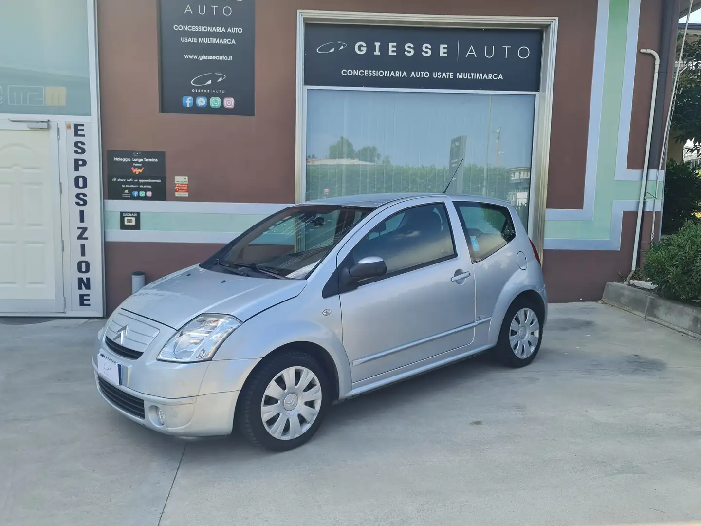Citroen C2 C2 1.4 hdi Elegance 70cv OK NEOPATENTATI Argento - 2